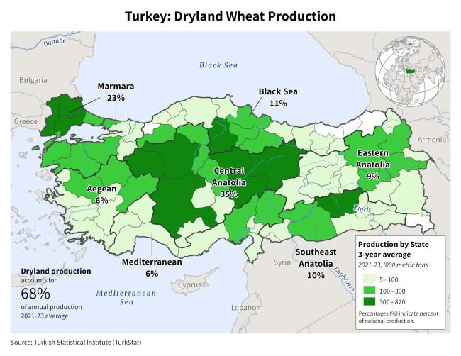 Türkiye Dry Season Wheat
