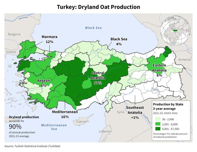 Türkiye Dryland Oats